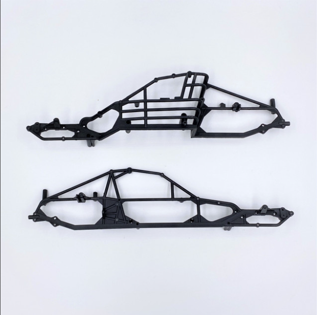 1RC2049 1RC  Frame Side Rails, LH/RH, 1/18 Asphalt Modified Frame Side Rails,