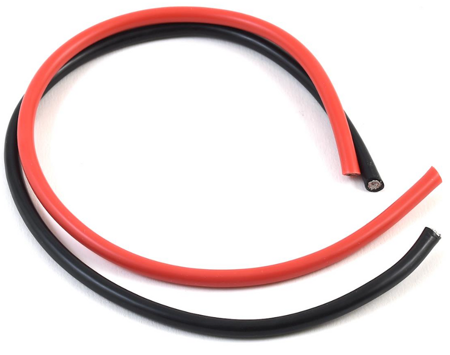 TQ1102 TQ Wire Silicone Wire Kit (Black & Red) (1' Each) (10AWG)