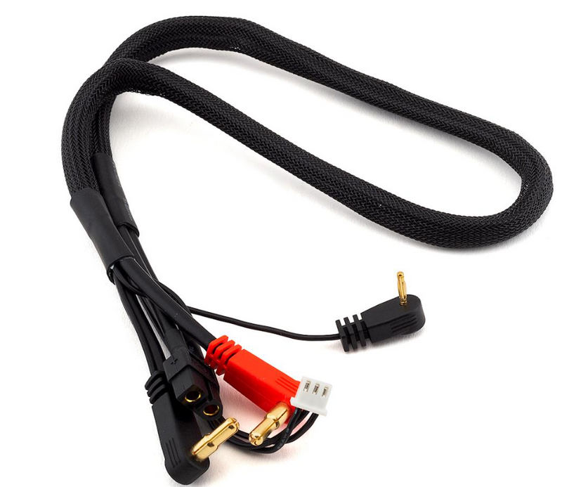 TQ2723 TQ Wire XT60 2S Charge Cable w/4mm & 5mm Bullet Connector (2') (iCharger/iSDT)