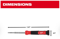 48-22-2933 Milwaukee 14-in-1 Precision Multi Bit Screwdriver