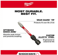 48-32-4094 Milwaukee SHOCKWAVE Impact Duty Driver Bit Set - 80 PC