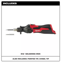 2488-20 Milwaukee M12 Soldering Iron (Tool Only)