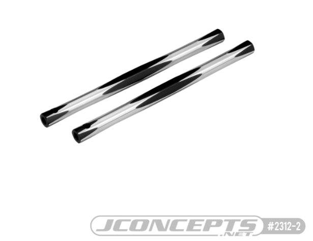 2312-2 JConcepts RC10 diamond nose brace tubes (Black)