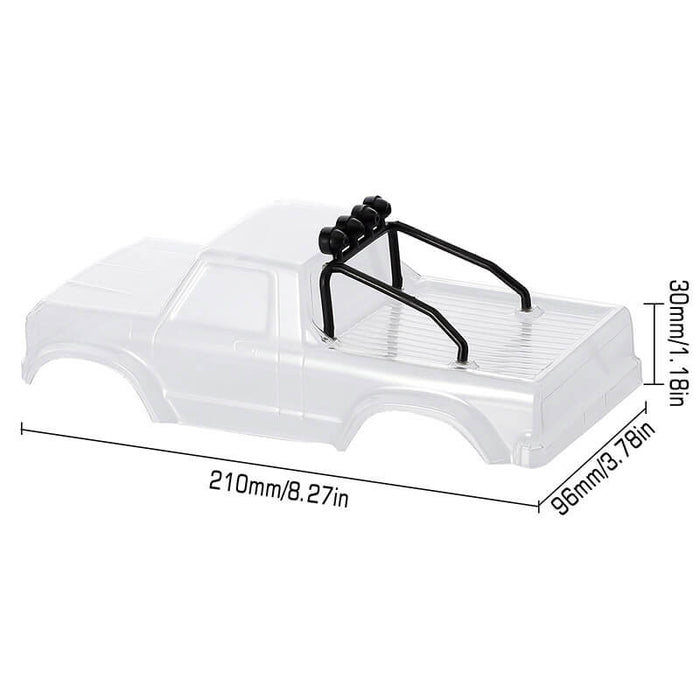 INJORA Ford F150 Clear Body Shell With Roll Cage For Axial SCX24