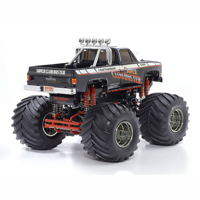 TAM47432 Tamiya 1/10 Super Clod Buster 4WD Kit Limited Edition, Black
