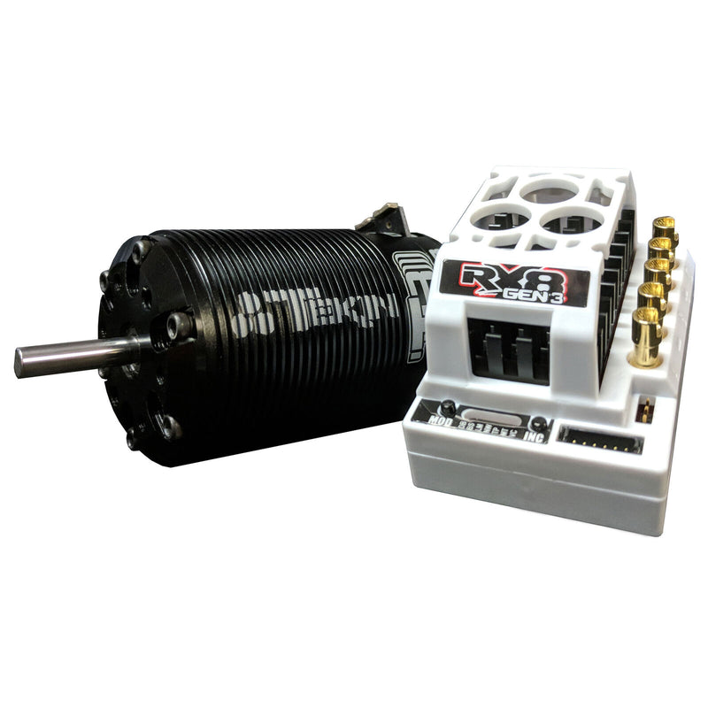 TEKTT2332 1/8 RX8 Gen3 ESC/T8 Gen3 Brushless Motor Combo, 1900kv