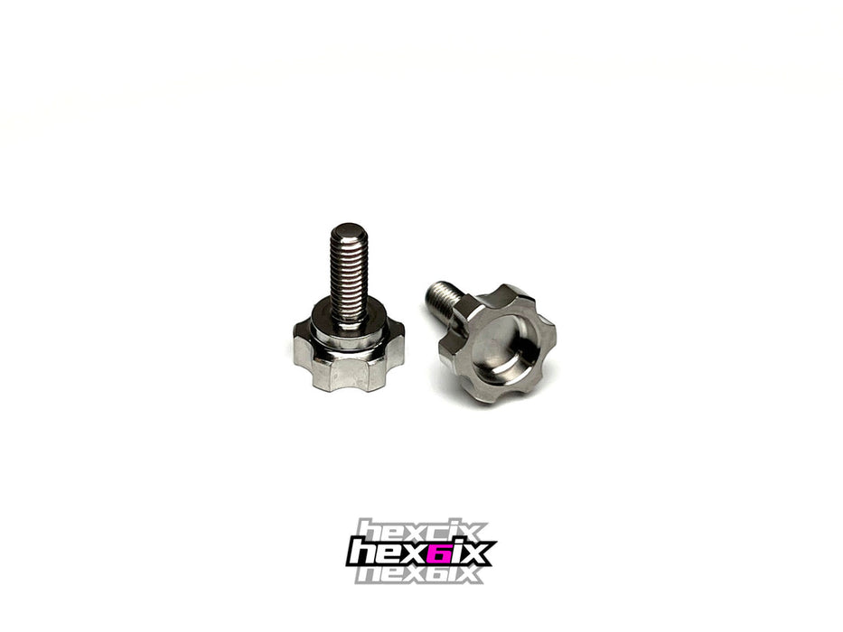 SF-TH2306-2 Sortafast Hexcix Titanium Screws - Thumb Screws - 2pk (Metric)