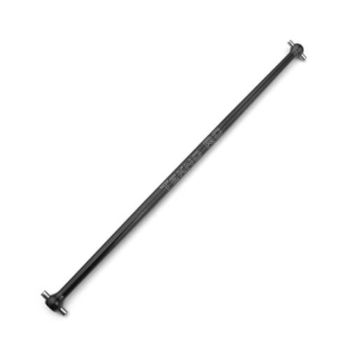 TKR5579 - Tekno – Tapered Driveshaft (center, front, 7075 aluminum, black anodized, SCT410/SL)