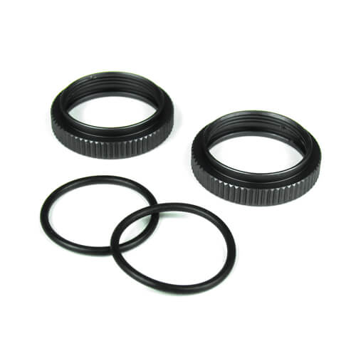 TKR6013 – Shock Adjustment Collars (aluminum, gun metal anodized, 2pcs)