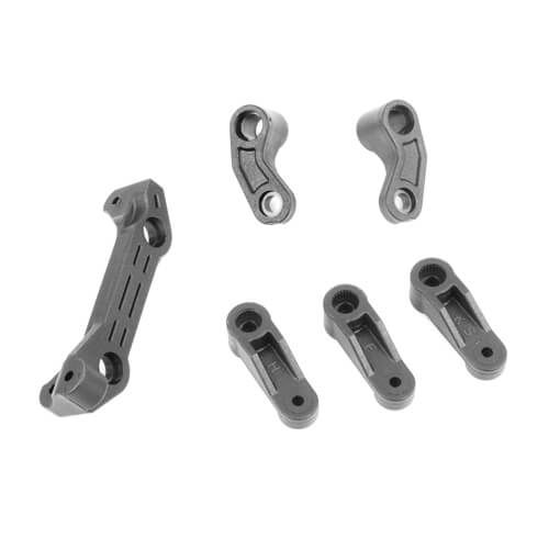 TKR6526C – Bell Cranks, Servo Horns, Ackerman Plate (revised, EB410.2)