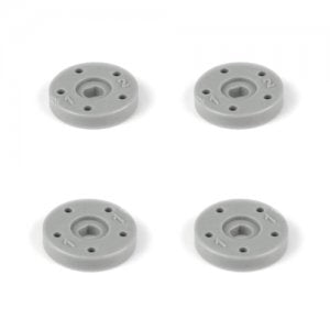TKR6705E Tekno Shock Piston Set (5×1.1, 5×1.2, flat/flat, 13mm, 4pcs)