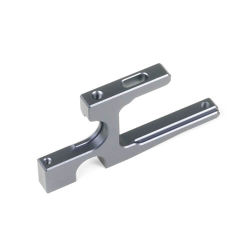 TKR9010 – Split Center Diff Mount (7075, gun metal ano, EB/ET48 2.0)