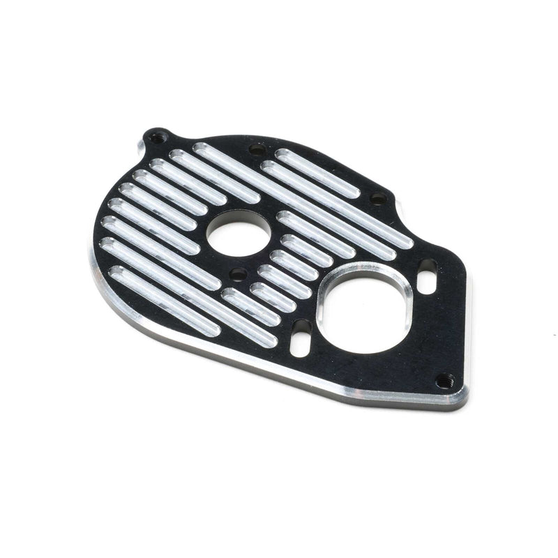TLR-1071 LOSI Motor Plate, Machined Aluminum, Black: 22S Sprint