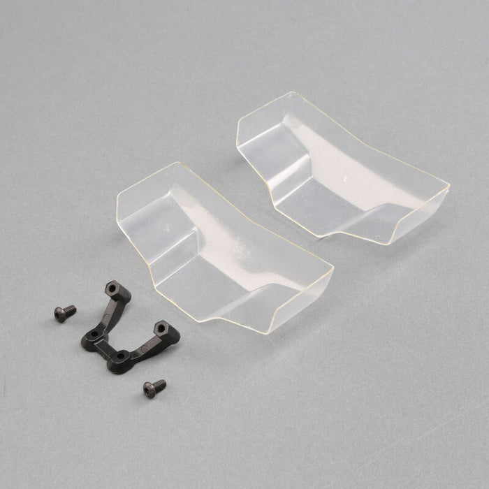 TLR330010 TLR Low Front Wing, Clear, with Mount