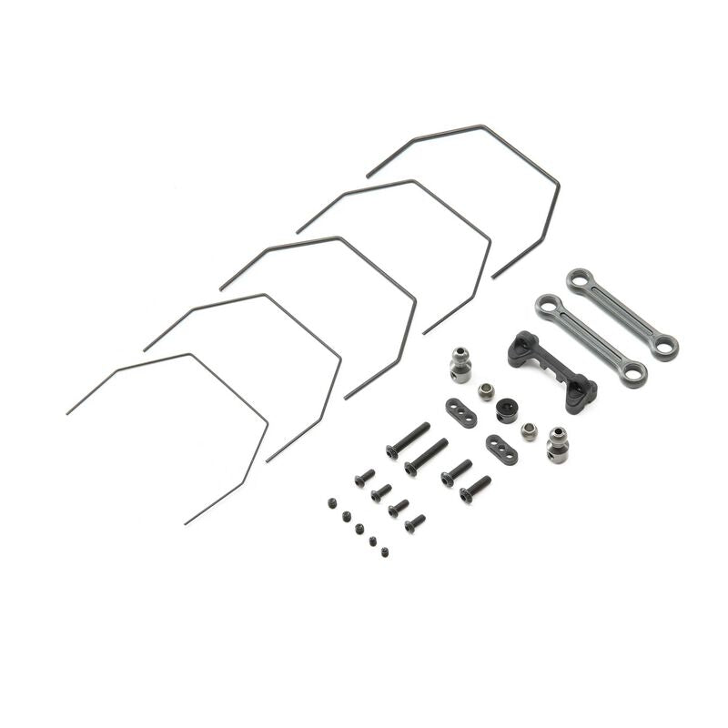 TLR334040 TLR Rear Sway Bar Set, Laydown