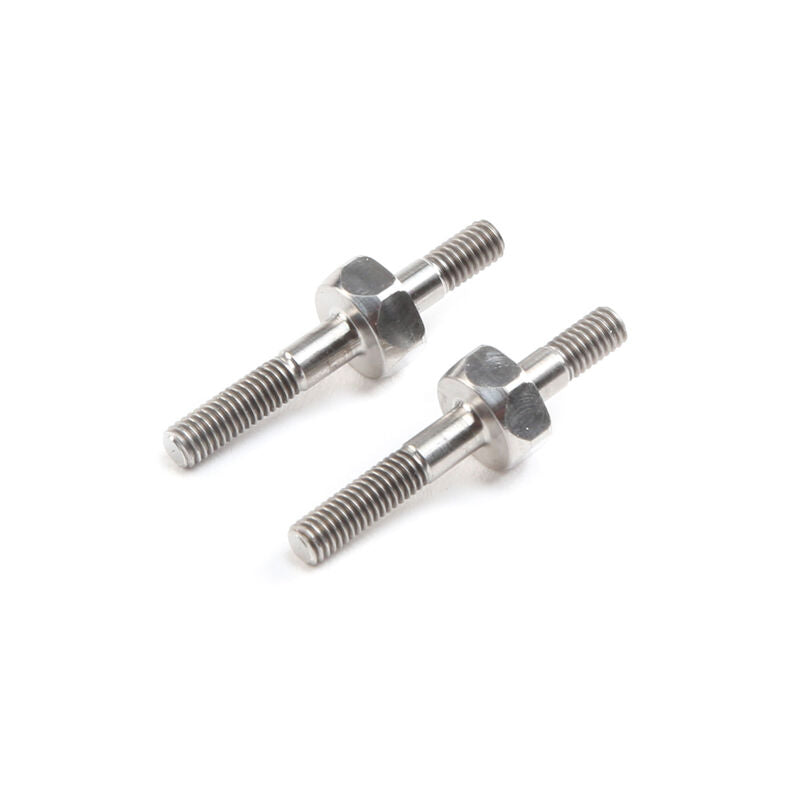TLR336010 Losi Shock Standoff, Carbon Tower, Titanium (2) 22 5.0
