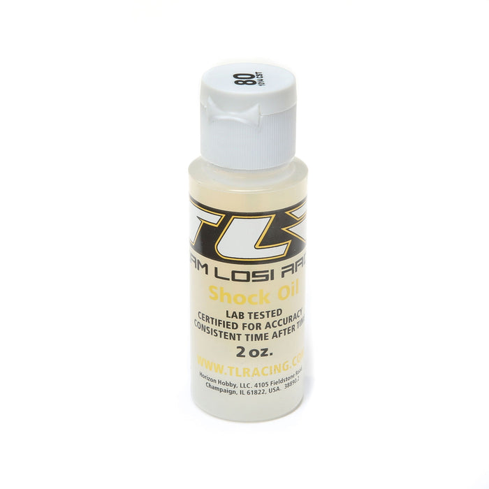 TLR74016 SILICONE SHOCK OIL, 80WT, 1014CST, 2OZ