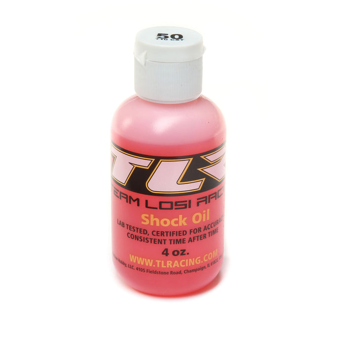 TLR74027 SILICONE SHOCK OIL, 50WT, 710CST, 4OZ