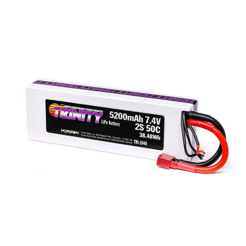 TEP-1046 Trinity 7.4V 5200mAh 2S 50C T-Plug LiPo Battery - Mudboss