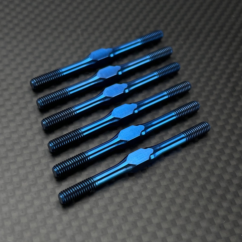 900105-1 R1 WURKS (B7 Series) Titanium Turnbuckle Set, M3.5 BLUE