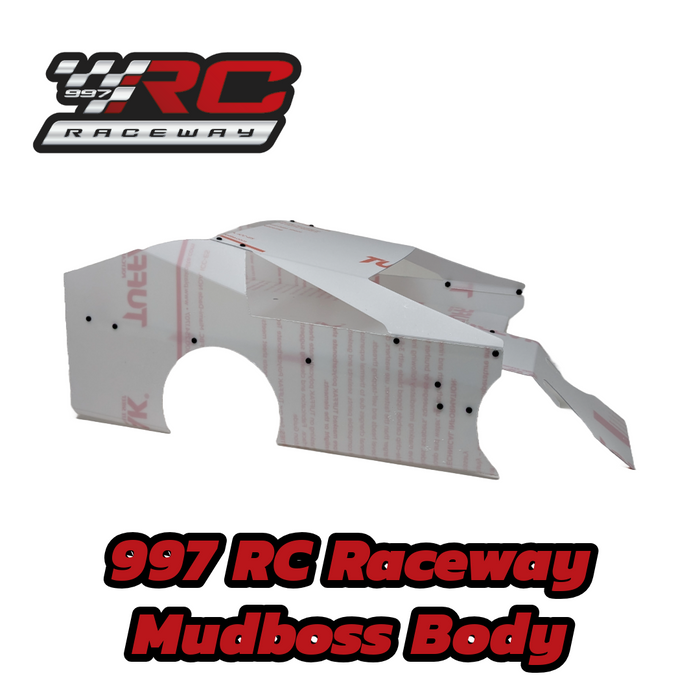 997 RC Raceway 1/10th Scale Mudboss Body For Traxxas Slash