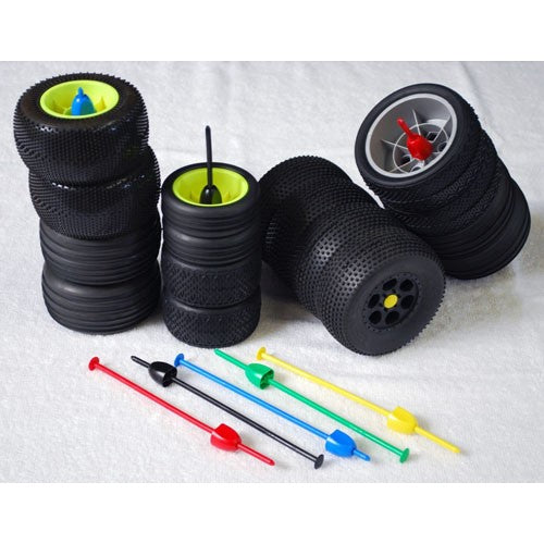DER-ZS4-BLK DE Racing Zip Stix 1/10 Scale Tire Organizers