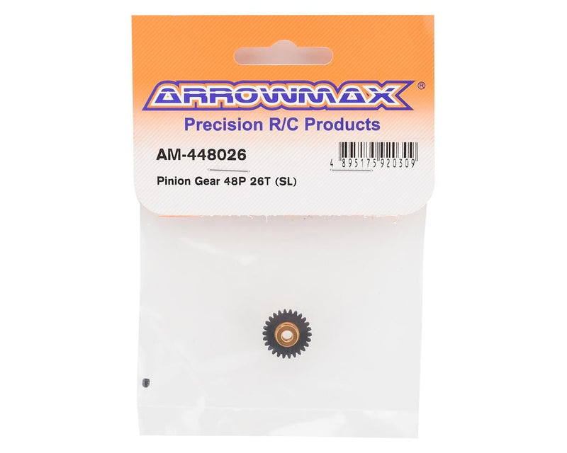 AM448026 AM Arrowmax "SL" Molded Composite 48P Pinion Gear (3.17mm Bore) (26T)