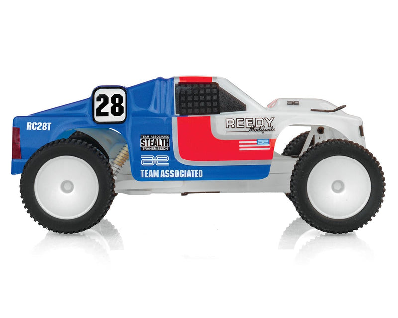 20167 Team Associated RC28T Zoom 1/28 RTR 2WD Micro RC10T Truck w/2.4GHz Radio, Integrated Battery & USB-C Cable