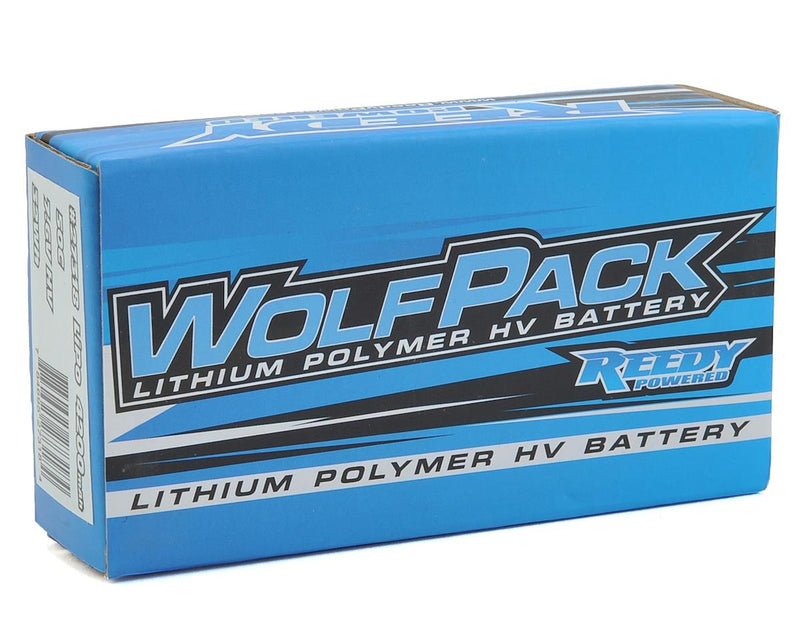 27318 Reedy WolfPack HV 2S Hard Case LiPo 50C Shorty Battery Pack (7.6V/4200mAh) w/5mm Bullets