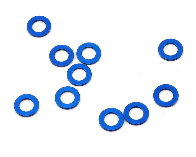 31381 Team Associated 5.5x0.5mm Aluminum Ball Stud Washer (Blue) (10)