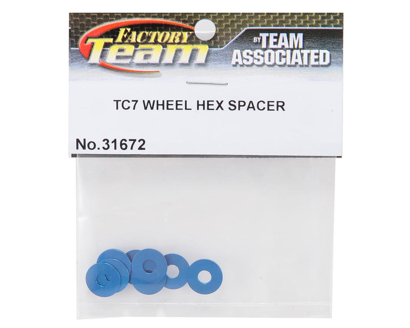 31672 Team Associated Factory Team Wheel Hex Spacer Set (8)