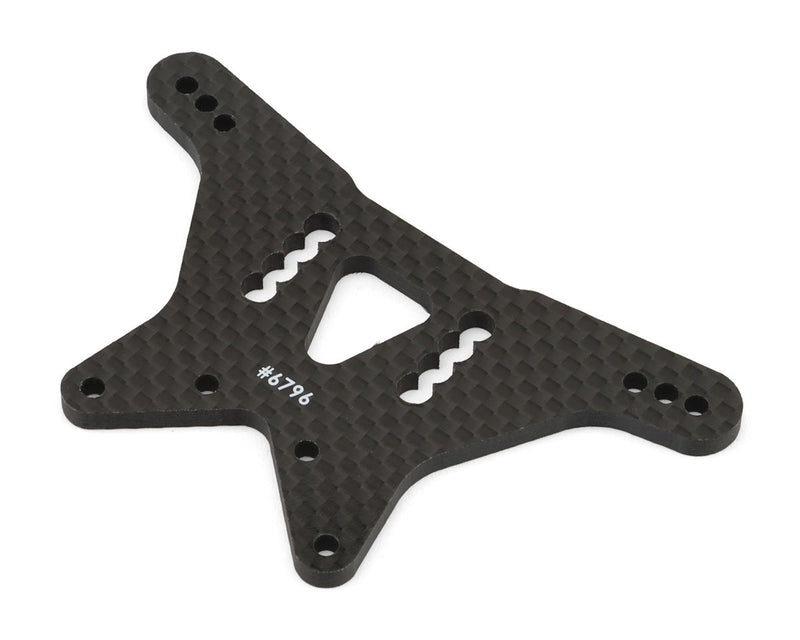 6796 Team Associated RC10 Factory Team 3.5mm Carbon Fiber Low CG Rear Shock Tower