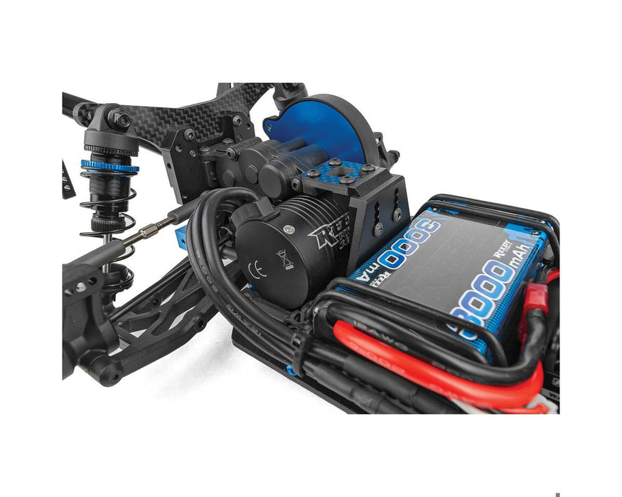 70033 Team Associated SR10M RTR Electric Brushless 2WD Dirt Oval Car (Blue) w/2.4GHz Flysky FS-G4P Radio