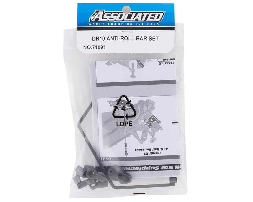 71091 Team Associated Factory Team DR10 Rear Anti-Roll Bar Set