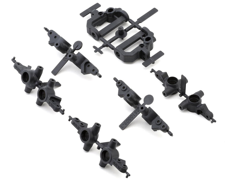 71214 Team Associated RC10T7/SC7 Factory Team Carbon V2 Caster & Steering Blocks Set