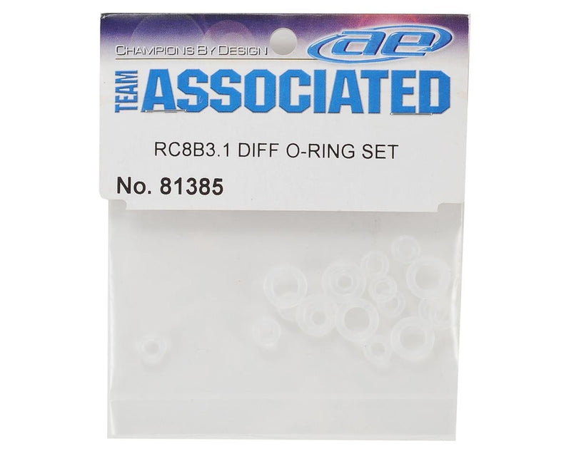 81385 Team Associated RC8B3.1 Differential O-Ring Set