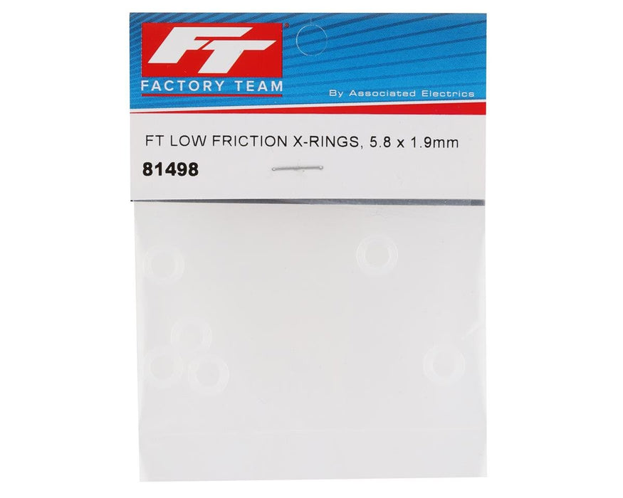 81498 Team Associated Factory Team Low Friction Differential X-Rings (6)