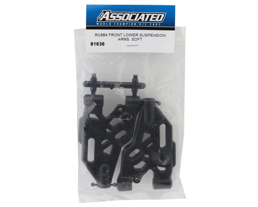 Team Associated 81636 RC8B4.1 Front Lower Suspension Arm Set (Soft)