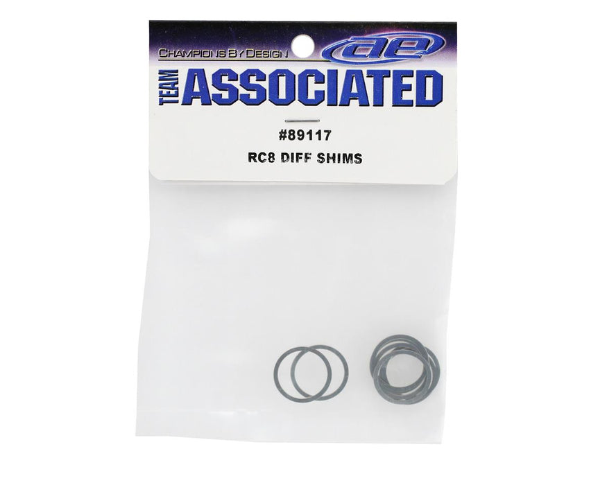 89117 Team Associated Differential Shims (RC8)
