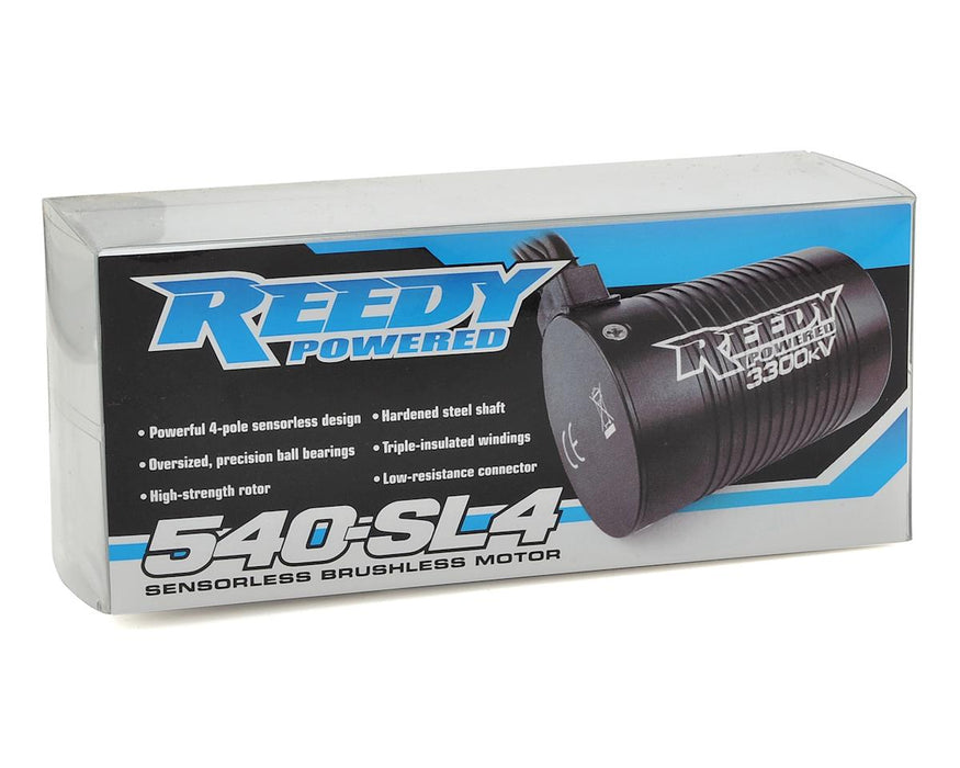 540-SL4 ReedyPower Reedy 540-SL4 Sensorless 4-Pole Brushless Motor (3300kV)