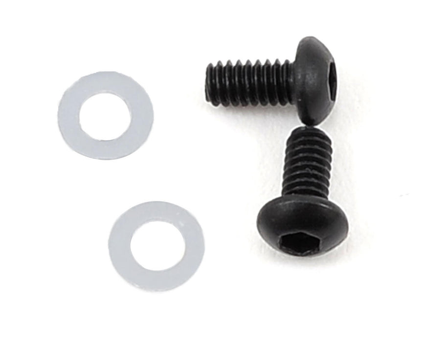 91492 Team Associated 12mm V2 Shock Cap Bleeder Screw & Gasket Set