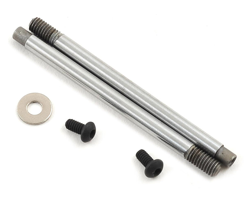 91618 Team Associated 3x23mm V2 Chrome Screw Mount Front Shock Shaft (2)
