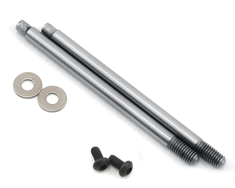 91620 Team Associated 3x27.5mm V2 Chrome Screw Mount Shock Shaft (2)