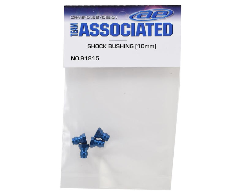 Team Associated 10mm Aluminum Shock Bushings (Blue) 91815