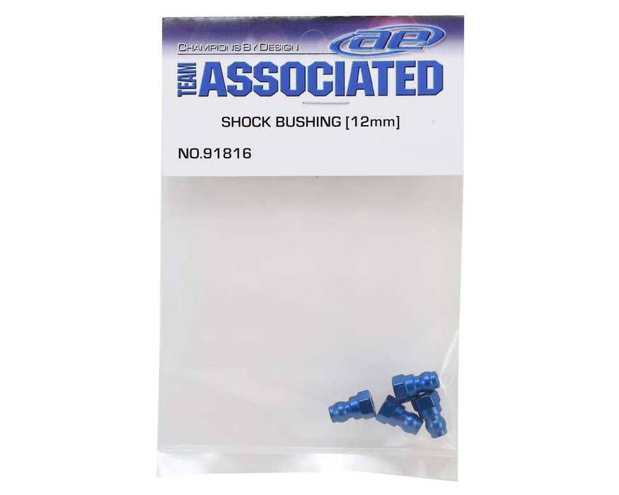 91816 Team Associated 12mm Aluminum Shock Bushings (Blue)