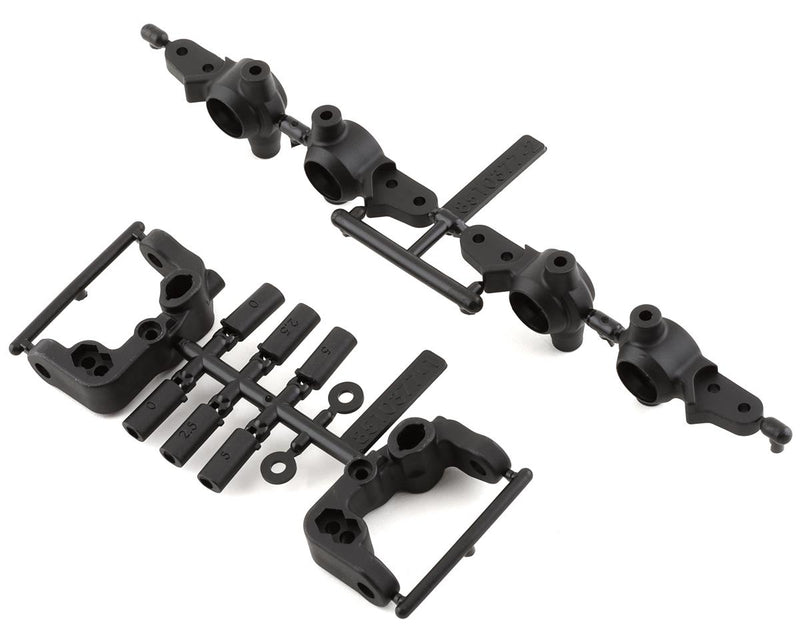 ASC91901 Team Associated RC10B6.4 -1mm Scrub Caster & Steering Blocks