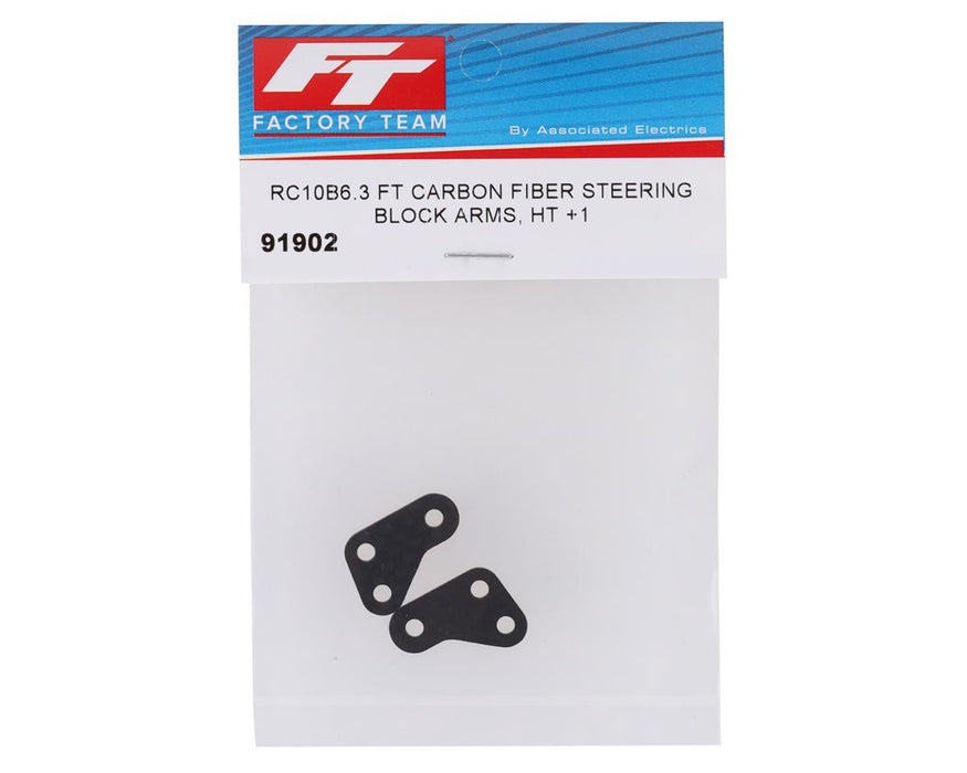91902 Team Associated RC10B6.2 FT Carbon Fiber Steering Block Arms