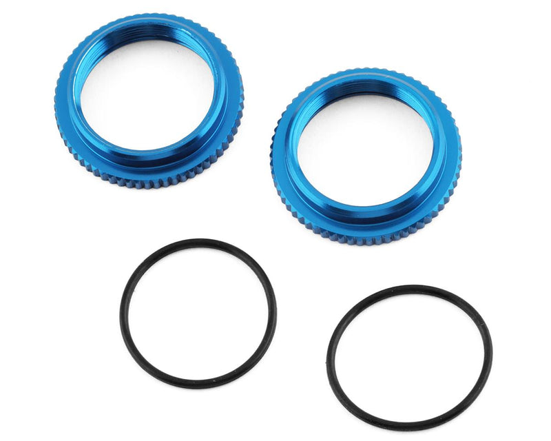 91928 Team Associated 13mm Shock Collars (Blue)