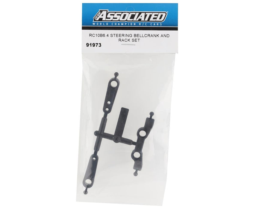 91973 Team Associated RC10B6/RC10B7 Steering Bell Crank & Rack Set