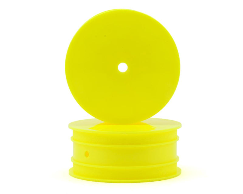 92096 Team Associated 12mm Hex 2.2 4WD Front Buggy Wheels (2) (B64) (Yellow)